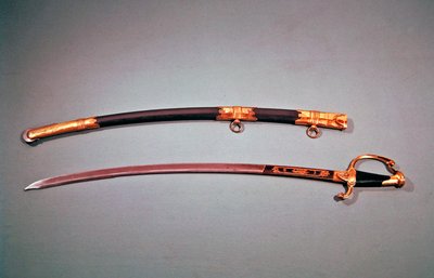Commemorative sword given by Napoleon Bonaparte for helping him with his successful coup d